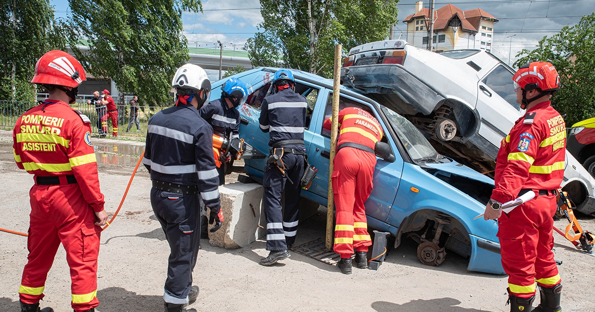 Elsősegélynyújtó és műszaki mentő versenyt szerveztek Csíkszeredában